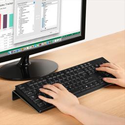 Suporte de teclado de computador acrílico para mesa, teclado Riser, Tilt Lift, suporte do teclado para desktop, teclado Lifter - Image 6