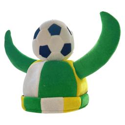 Fontes do partido do tema do futebol para homens, Headwear extravagante, Headdress para fãs do esporte - Image 3