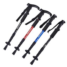 Anti Shock Trekking Pole Ultraleve Walking Sticks Bastões de caminhada ajustáveis Muleta telescópica para Nordic Walking Sticks - Image 1