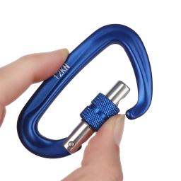 D Forma Mosquetão de Segurança Profissional, Chave Ganchos, Escalada Segurança, Master Lock, Outdoor Montanhismo Ferramenta de Proteção, 12 KN, 24 KN, 25KN - Image 3