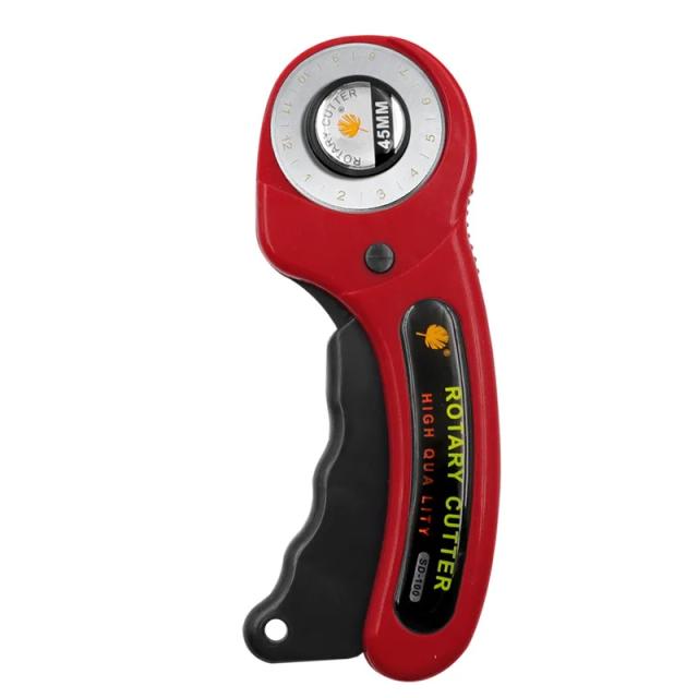 Cortador Rotativo de 45mm para Artesanato em Couro e Tecido - Ferramenta Ideal para DIY, Patchwork e Quilting