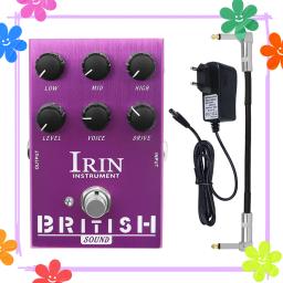 Irin AN-31 pedal de efeito de guitarra som britânico overdrive marshall amplificador simulador pedal de efeito acessórios de guitarra elétrica - Image 1
