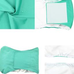 Fraldas Laváveis para Animais de Estimação, Absorvente, Ajustável, Cachorro Grande, Calcinha Fisiológica para Cães, Calcinhas Reutilizáveis, Cães, Machos - Image 4
