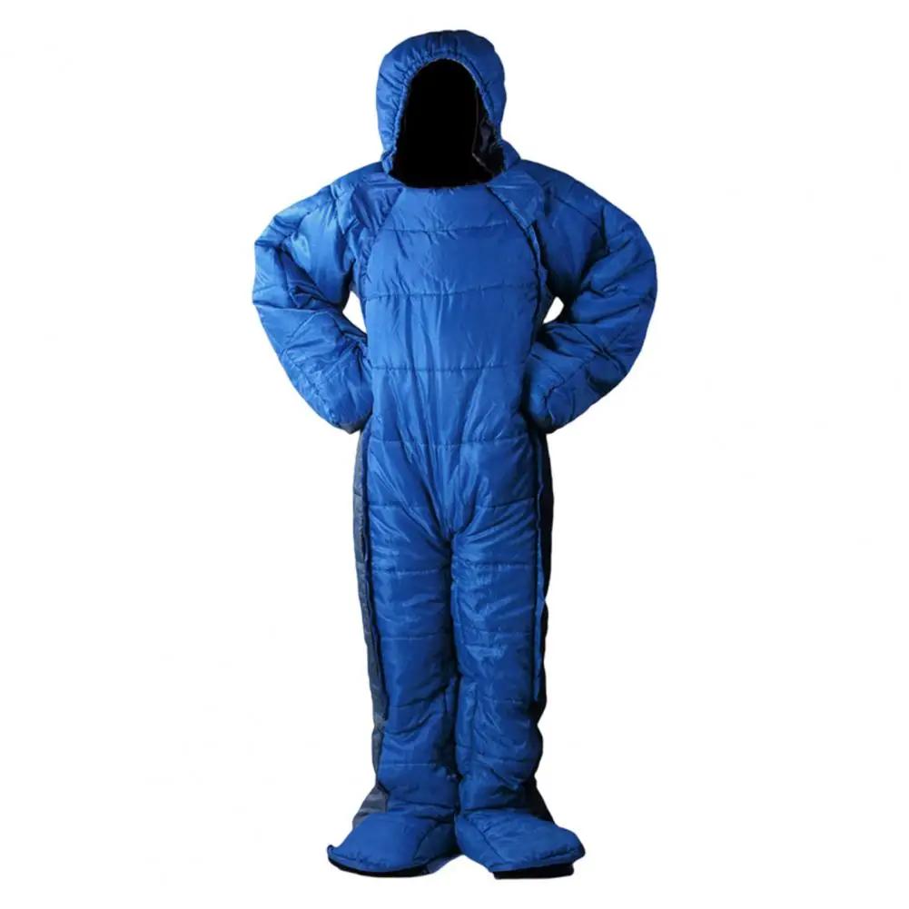 Estrangeiro saco de dormir acampamento à prova dwaterproof água saco de dormir toe abertura de dormir universal wearable saco de dormir de corpo inteiro - Image 1