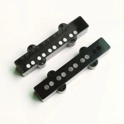 Preto 5 cordas Jazz Bass captador capas, pescoço e posições de ponte de Donlis, peças de guitarra, 2pcs por conjunto - Image 3