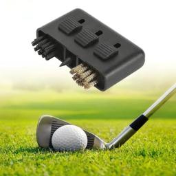 Suprimentos de golfe 3-em-1 clube de golfe groove putter cunha escova limpador bola limpeza sapatos golfista c9y9 - Image 1