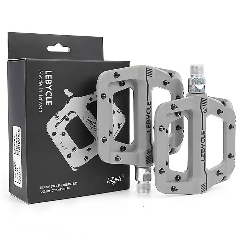 Lebycle mtb bicicleta pedal de náilon rolamento pedais de mountain bike de alta resistência antiderrapante pedais de bicicleta acessórios de ciclismo - Image 1