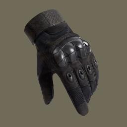 Luvas táticas de dedo completo para homens e mulheres, militares, paintball, tiro, airsoft, proteção, esportes ao ar livre, ciclismo, metade - Image 1