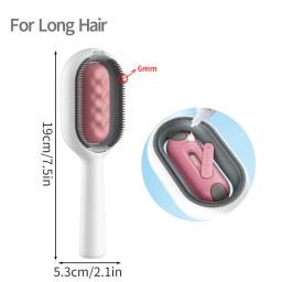 Cat Hair Removal Brushes, limpeza do gatinho, cabelo flutuante, dupla face pegajosa com toalhetes, Grooming Comb, Pet Supplies Acessórios - Image 6