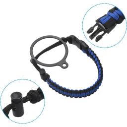 Alça paracord para garrafa água durável com mosquetão para atividades ar livre - Image 3