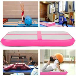 Tapete de ginástica inflável para crianças, 100x60x10cm, pista de ar, para meninos e meninas, academia, yoga, treinamento de chão - Image 2