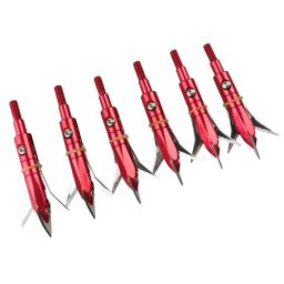 Arco e flecha Blade Arrowhead, Flecha expansível para recurva ao ar livre, arco composto, caça, tiro Sports Acessórios, 2 lâminas, 6pcs - Image 4
