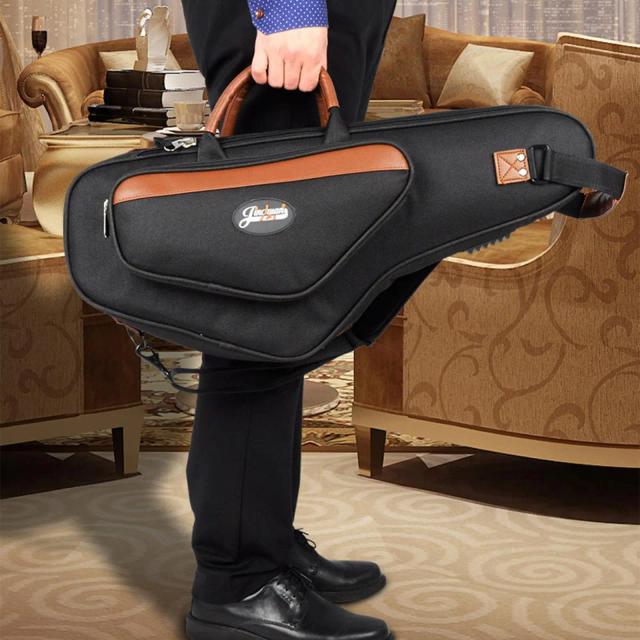 Bolsa de Transporte Impermeável para Saxofone Portátil em Tecido Oxford com Espessamento - Acessórios para Instrumentos de Sopro