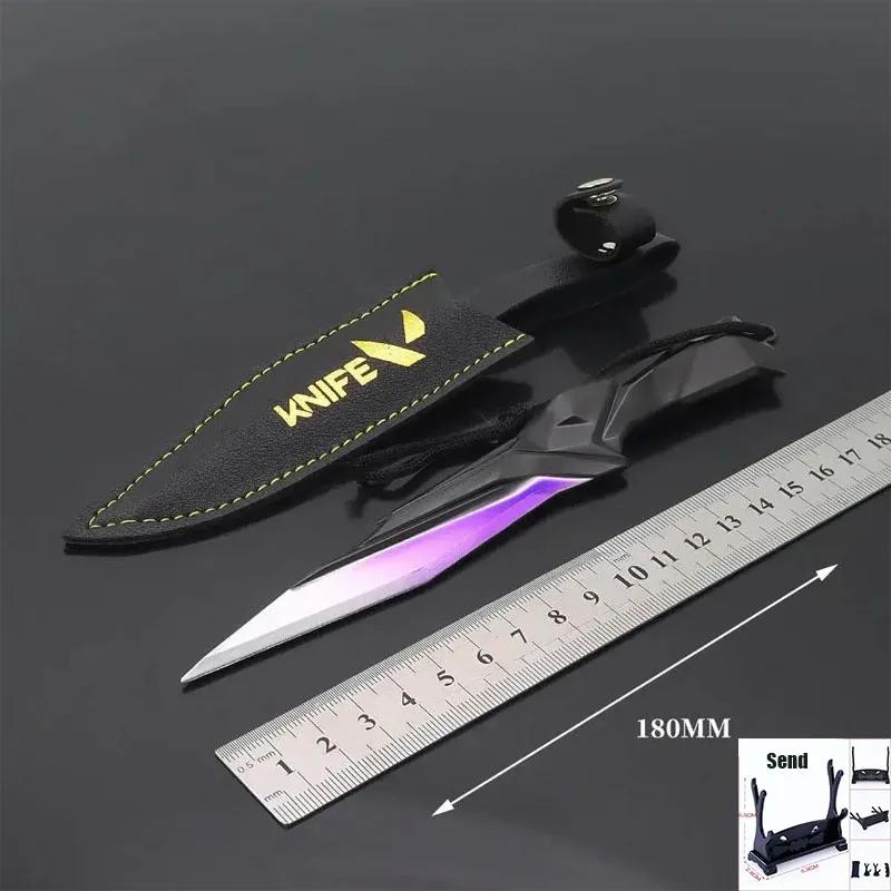 Brinquedo Metal Samurai Sword, Faca Valorant Singularity, Modelo de Arma, Ornamentos Samurai, Coleção Karambit, Caixa de Presentes Segura, 30cm - Image 1