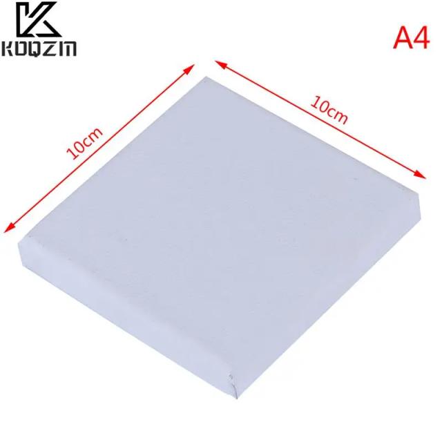 Quadro Mini em Branco para Pintura em Canvas: Tinta a Óleo Acrílica, Material DIY e Acessórios para Artistas e Escolas