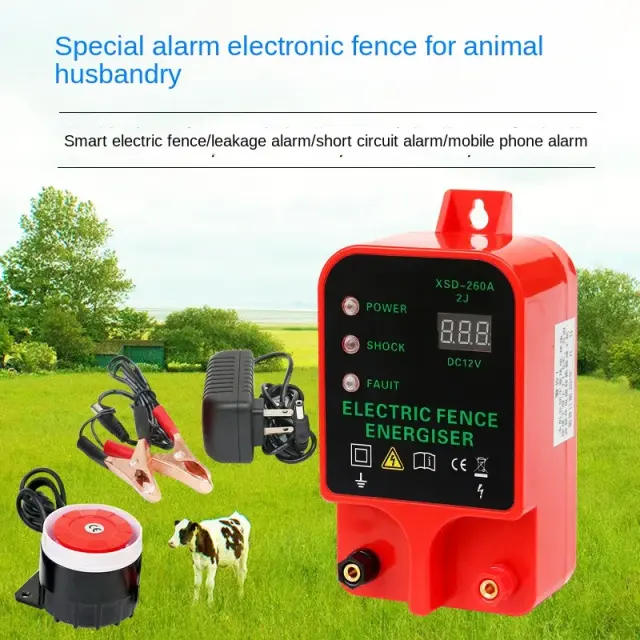 Solução Eficiente de Energia Solar para Fazendas: Pulso de Alta Tensão LCD para Controle de Gado em Até 10km