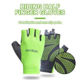 Ciclismo luvas sem dedos ginásio profissional de fitness respirável anti-derrapante mulheres homens metade dedo verão pesca feminino bicicleta - Image 2