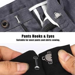 120 pçs ganchos de costura e ilhós definir fecho de costura fecho de fixação reparação ganchos de costura ganchos e olhos fecho para costura roupas - Image 6
