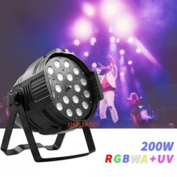 LED Zoom Wash Par Light para Palco, DJ, Disco, Bar, Concerto, 18x12W, 4in 1, 18x15W, 5in 1, RGBWA, 18W, 6em 1, RGBWAUV, DMX512, 2 PCes - Image 3