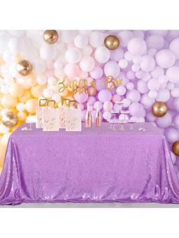 Retângulo toalha de mesa com glitter e lantejoulas, decoração para casamento, festa de aniversário, formatura - Image 1