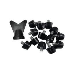 12 pçs bota de futebol studs universal sapatos de rugby studs m5 terreno firme relvado sapato de futebol picos antiderrapante pinos de futebol substituição - Image 3