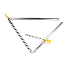 Triângulo sino triangolo com metal mallet idiophone percussão de aço miúdo ritmo aprendizagem educação precoce instrumento musical - Image 3