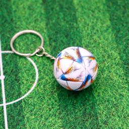 PU Leather Football Souvenir Chaveiro para Homens e Mulheres, Fãs de Futebol Pingente, Chaveiro Presente, Saco Encantos Acessórios - Image 3