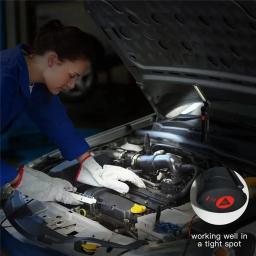 Lanterna LED recarregável portátil, luz de trabalho, gancho pendurado, magnético com bateria builtin, usb, flash light, camping, tocha de reparo - Image 4