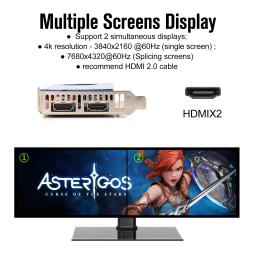 Placa gráfica SRhonyra GT730 RX550 GT1030 GTX1050 1050Ti 4GB de baixo perfil, GPU de baixo perfil para SFF, PCs industriais e mini PC OPS - Image 3