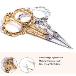 Tesouras Clássicas Estilo Vintage para Arte de Unhas, Linha de Costura e Artesanato em Casa - Image 2