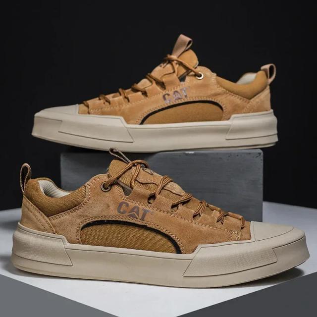 Tendências 2023: Novos Sapatos Casuais de Couro Masculinos de Alta Qualidade em Preto com Plataforma