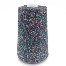 YUYI-Fios de tricô com lantejoulas para mulheres, bordado de alta densidade, tricô manual DIY, chapéu de lã, cachecol, 2mm, 500g - Image 2