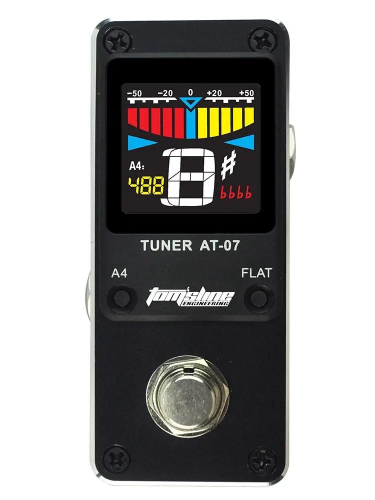 Aroma AT-07 Pedal de Efeito Afinador de Guitarra, Mini Pé, Sintonia Cromática, Display HD, Metal Shell, Peças de Guitarra e Acessórios - Image 1