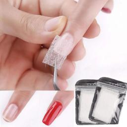As sedas não tecidas da fibra de vidro da extensão do prego dos pces 10/20/50 envolvem as pontas acrílicas do manicure francês uv do gel que constrói ferramentas dos pregos do papel da fibra - Image 3