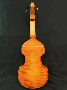 Broque estilo excelente maestro 6 cordas 15 "(380mm) baixos viola da gamba #11187 - Image 5