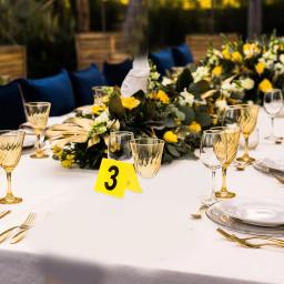Marcador acrílico com número dupla face para sinalização, números de tabela, banquete de casamento, mesa do restaurante, marcadores de cena glamorosos - Image 5