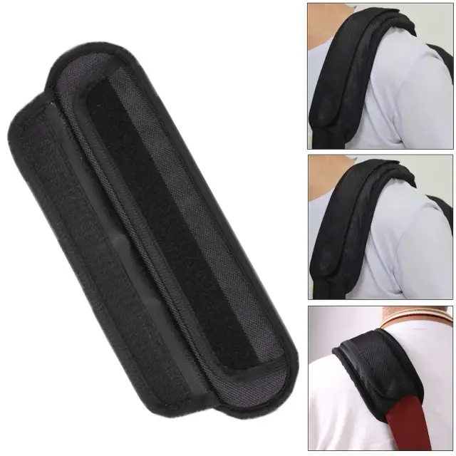 Alça de guitarra acolchoada anti-deslizamento com almofada de ombro ajustável para viagens - acessório durável para mochilas e correias de guitarras