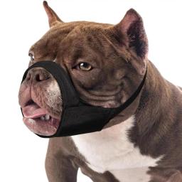 Focinho de malha macia, bebível, evitar latidos, morder, mastigar, boca cobrir para médio e grande, cão focinho curto - Image 4