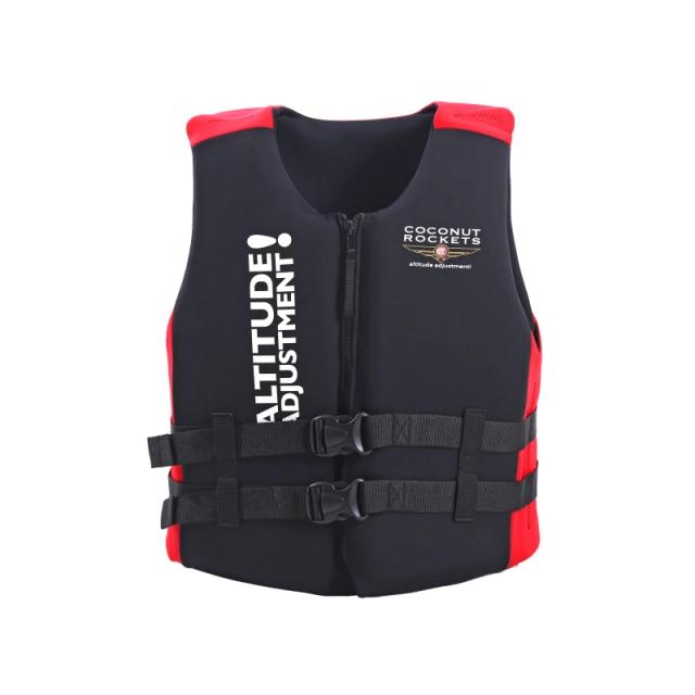Casaco salva-vidas para adultos em neoprene impermeável para mergulho, surf, esqui aquático e caiaque