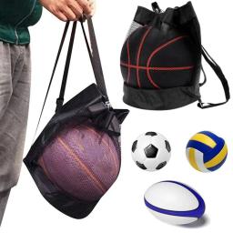 Mochila De Armazenamento De Cordão, Voleibol, Bola De Futebol, Basquete, Ombro, Saco De Mensageiro, Equipamentos Esportivos, Meia Rede - Image 1