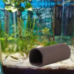 Ninho de aquário cerâmico para peixes e reprodução de camarão, material areia roxa, vários estilos, 90 caracteres - Image 6
