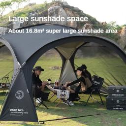 Camping Dome Tendas com Big Canopy, toldo de praia impermeável, piquenique Pergola, lona de jardim ao ar livre, tendas para 8-10 pessoas - Image 2