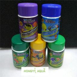 Flocos marinhos para alimentação de peixes, Nutrição oceânica, Recife marinho, Alimentação para peixes tropicais marinhos, Peixe-palhaço, Peixe-anjo, Butterflyfish Tang, 71g - Image 2
