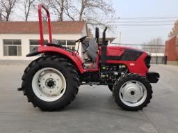 Trator agrícola multifuncional para serviço pesado, 90hp, 4x4, com colheitadeira de arroz, adequado para depósito de campo seco de arroz - Image 3