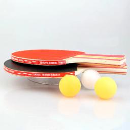 Conjunto De Raquete De Tênis De Mesa Durável, Raquetes De Treinamento, Universal, Bom, Fitness, Atividade Ao Ar Livre, 1 Conjunto - Image 3