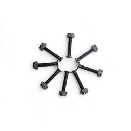 Hardware de skate "+" 8pcs 25 27 29 35 40 45mm Preto Nagels Goud Skate Bouten Schroeven Skate Hard Ware Parafusos parafuso - Image 2