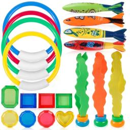 Brinquedos de mergulho para crianças, piscina de polvo, esportes aquáticos, brinquedos aquáticos, vara de mergulho, conjunto de gema, brinquedos subaquáticos, DDJ, verão - Image 3