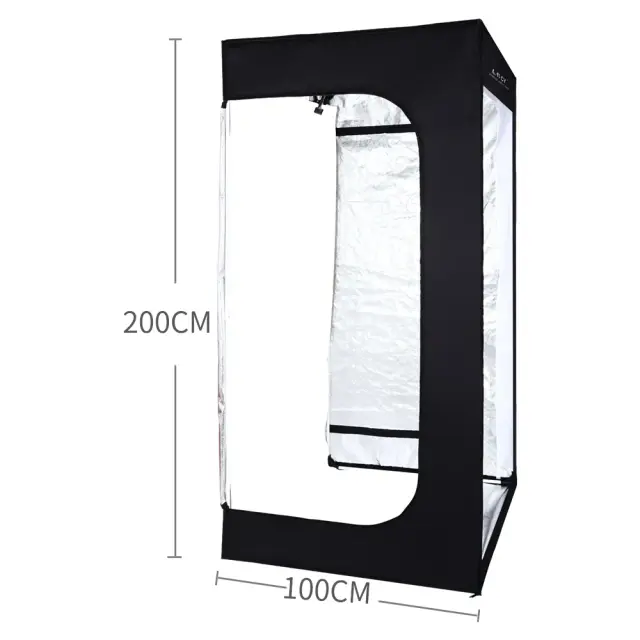Kit Portátil de Estúdio Fotográfico SH-Dimmable com 8 Tiras de Luz LED 100x200cm - Ideal para Retratos e Fotografia Profissional