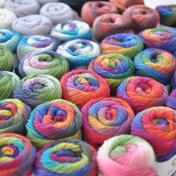 100% fios de lã cor do arco-íris para a mão tricô crochê espessura mão-tecida fio de lã fio de lã fio de crochê xale thread - Image 4