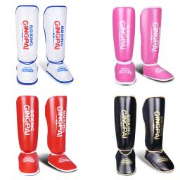 Crianças MMA Boxe Muay Thai Caneleiras, Kickboxing, Suporte para Perna, Equipamento Escudo, Karatê, Tornozelo, Proteção para os Pés, 1 Par - Image 1